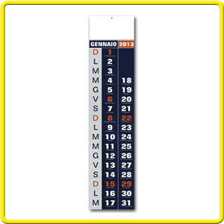 Art. 264 Calendario olandese personalizzato